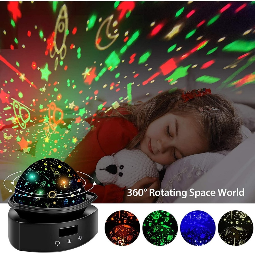Excellent condition!Night Projector 360 Degree Rotation Star Light Projector